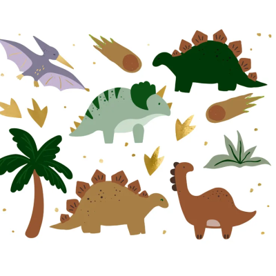 Tatuagens temporárias Dinossauros