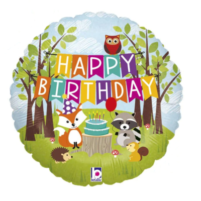Balão Floresta 'Happy Birthday'