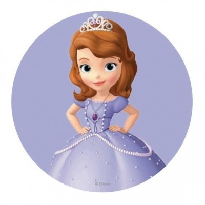 Impressão comestível Princesa Sofia