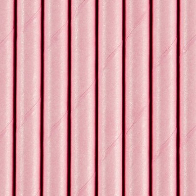 10 Palhinhas Rosa Claro