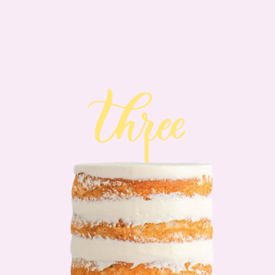 Topo de bolo Número