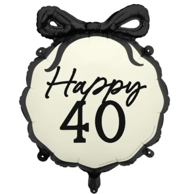 Balão Foil Happy 40th