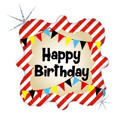 Balão standard Happy birthday