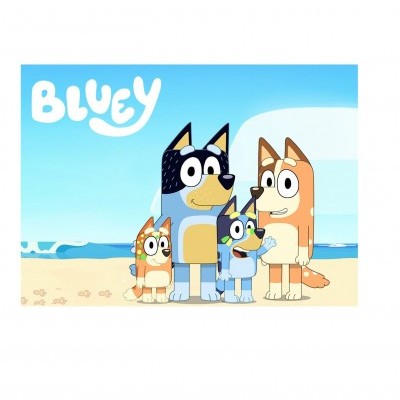 Impressão comestível Bluey & Bingo