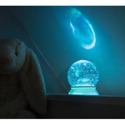 Globo de Neve com Luz Unicórnio