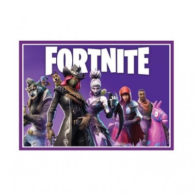 Impressão comestível fortnite
