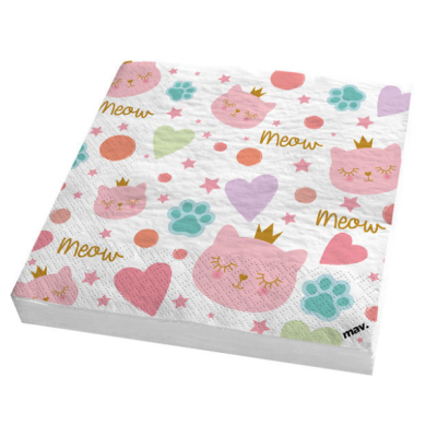 Guardanapos Gata Princesa