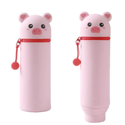 Estojo silicone Porco