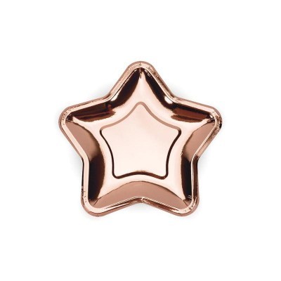 Prato estrela rose gold