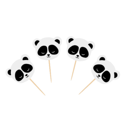 Cupcake toppers panda