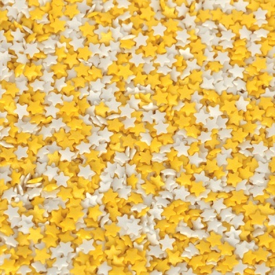 Estrelas Médias Amarelas e Brancas