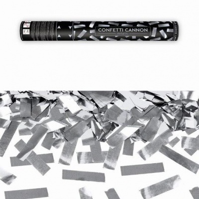 Tubo Confetti Prata Metalizado