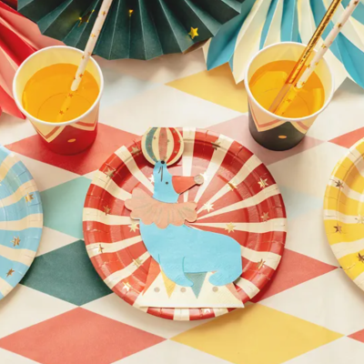 Pratos Circus Stripes