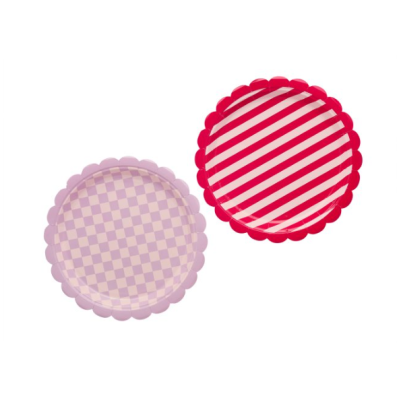 Pratos Xadrez /riscas