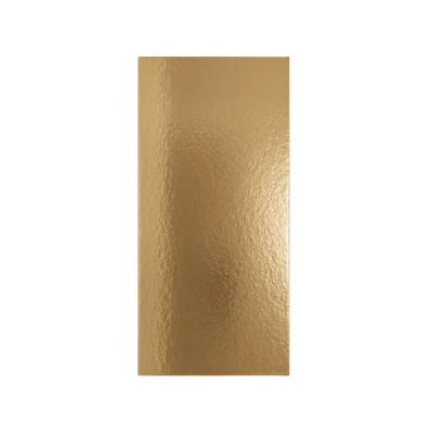 Papelão dourado brilhante rectangular com textura