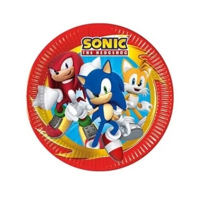 Pratos Sonic The Hedgehog 23cm