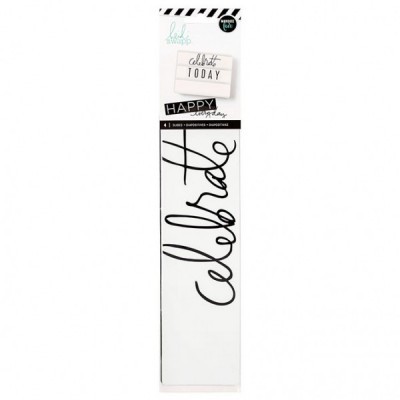 Diapositivos Party Branco e Preto para Light Box by Heidi Swapp