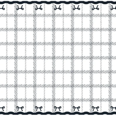 Toalha de mesa com laços