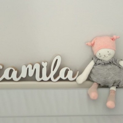 Letras em Madeira Personalizáveis