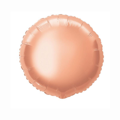 Balão redondo rosegold 46cm