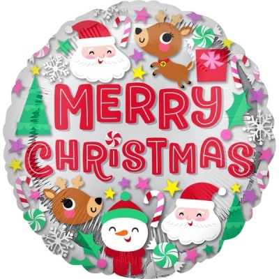 Balão standard merry christmas