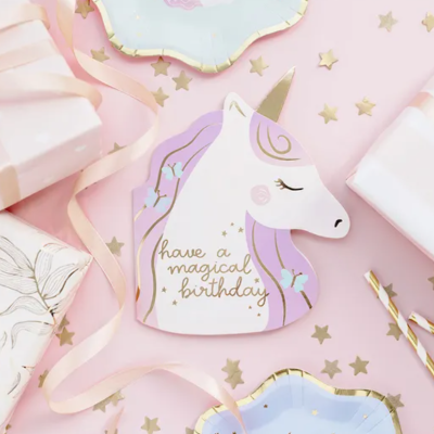 Postal de Aniversário Unicórnio