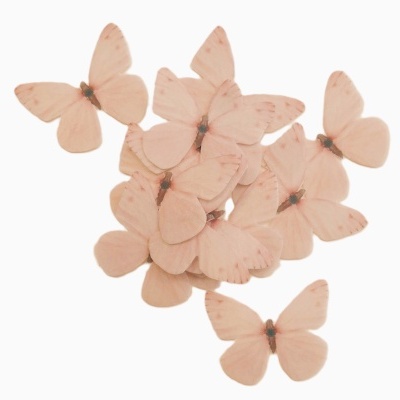Borboletas Rosa Claro em Hóstia