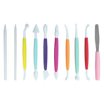 Conjunto de 10 ferramentas de corte e modelagem