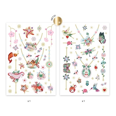 50 Tatuagens jóias metalizadas