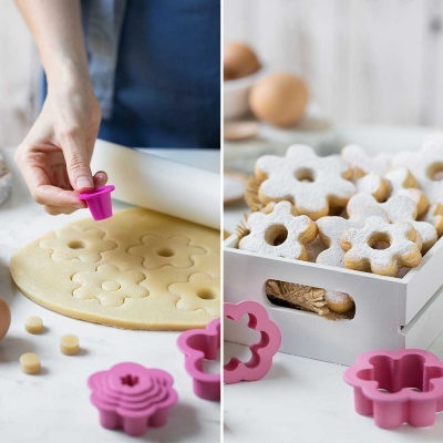 Cortadores Flores Ondelado