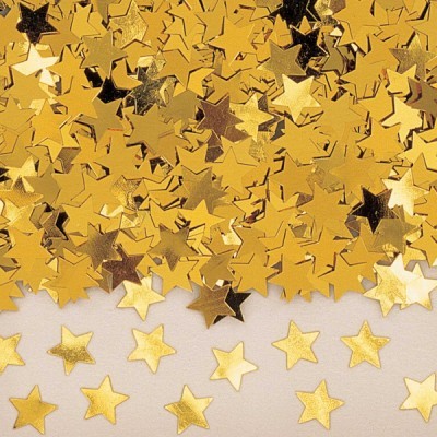 Confetti Estrelas Douradas