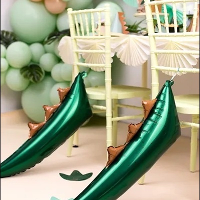 Balão cauda de dinossauro