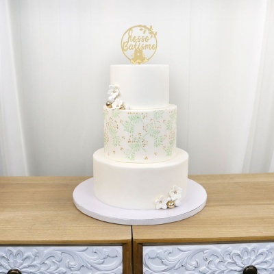 Topper Ouro "O Nosso Batismo"