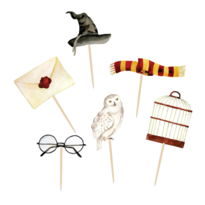 Cupcake toppers Harry Potter