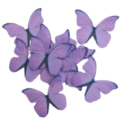 Borboletas Lilás em Hóstia