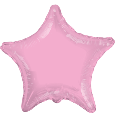 Balão Estrela Rosa bebé 46cm