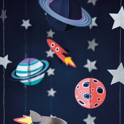 Decorações tema espaço