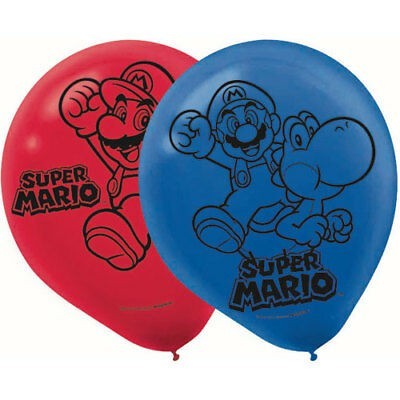 Balões  impressos Super Mário