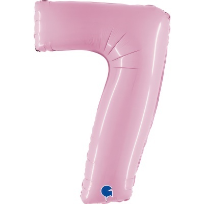 Balão 7 Rosa bebé