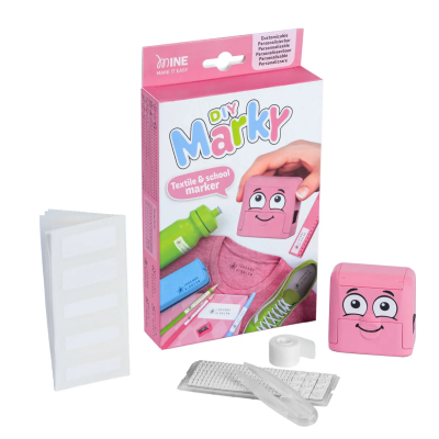 Kit recarga carimbo têxtil MARKY 3 EM 1 rosa