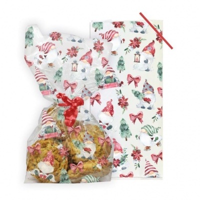 Sacos de celofane Gnomo de Natal