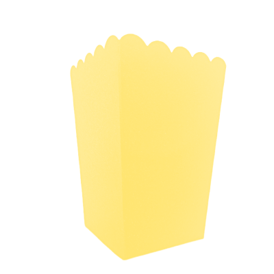 6 caixas de pipocas Amarelo