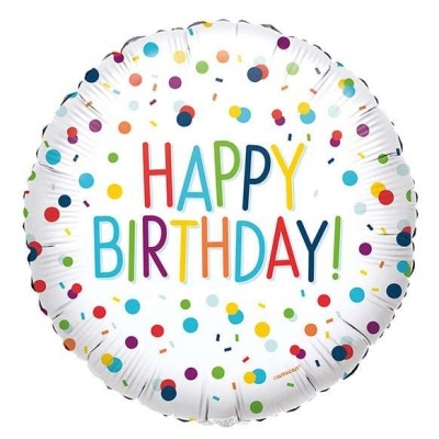 Balão 'Happy Birthday'
