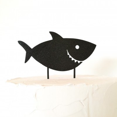 Topo de bolo Tubarão