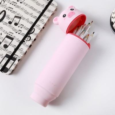 Estojo silicone Porco