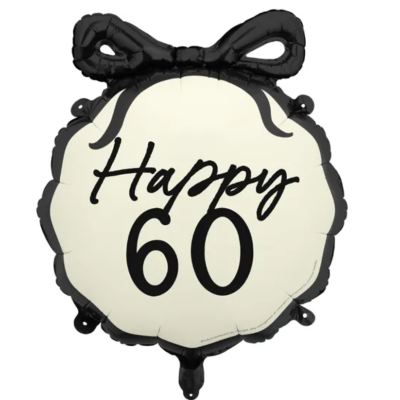 Balão Foil Happy 60th