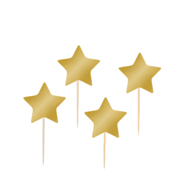 12 Cupcake toppers Estrelas
