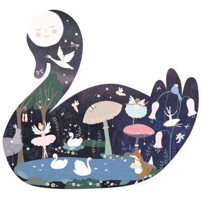 Puzzle Cisne 40 peças