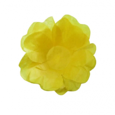 Forminhas flor de seda Amarelo