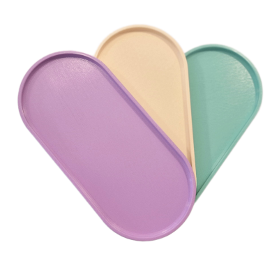 Prato Oval (várias cores)